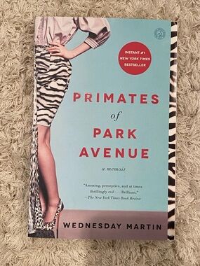 Primates of Park Avenue by Wednesday Martin - Aqua Cover